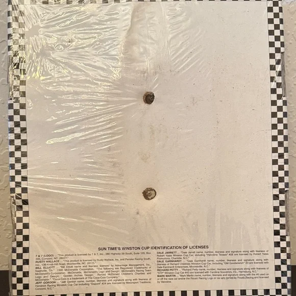 Sun Time Racing Quartz Clock with Dale Earnhardt and Richard Petty - Picture 4 of 6